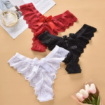 Sexy weibliche Tangas Frauen Höschen Komfort Unterhosen nahtlose Slips Blumen druck G String Bogen feste Unterwäsche Tangas Dessous