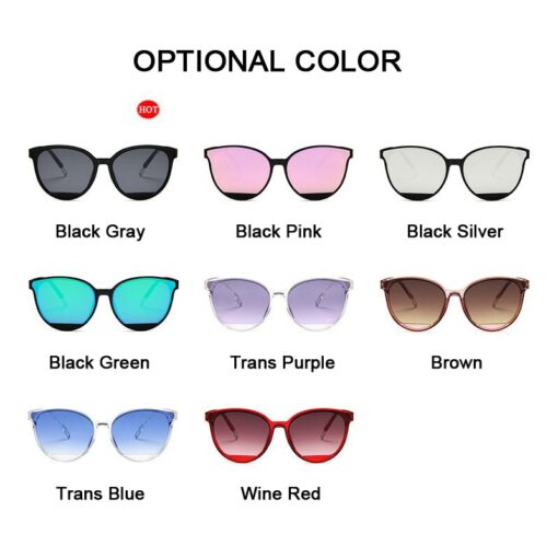 Women's Vintage Mirror Metal Sunglasses