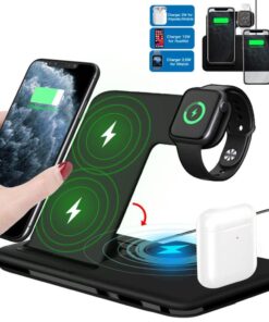 Foldable Fast Wireless Charger Stand For Phone and Watch