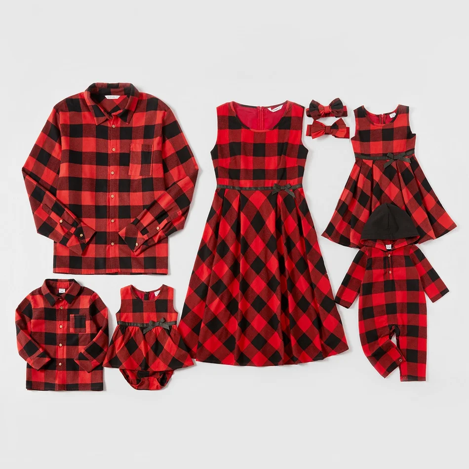 Plaid Matching Family Set