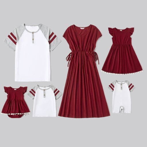 Red and White Series Matching Family Set