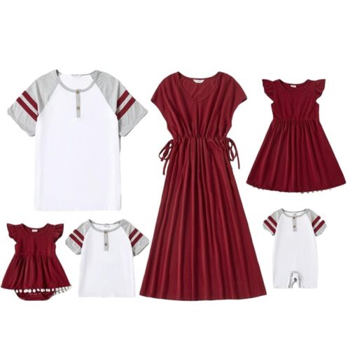 Red and White Series Matching Family Set