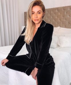 Two Piece Set Velvet Pyjamas