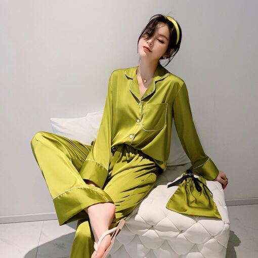 Luxury Long Sleeve Pyjamas Set