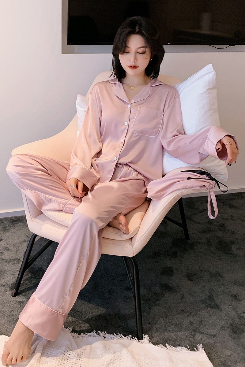 Luxury Long Sleeve Pyjamas Set