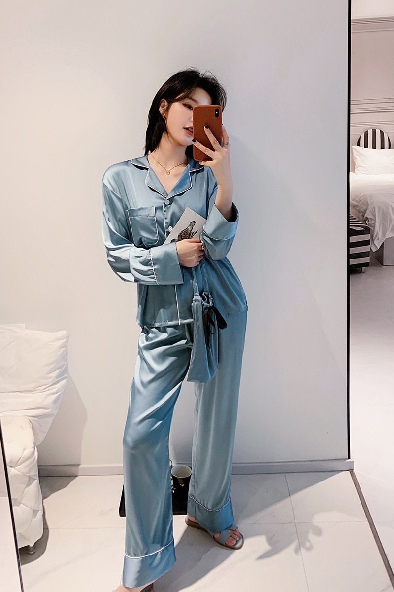 Luxury Long Sleeve Pyjamas Set